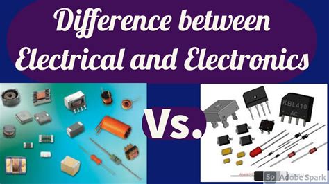 electrical vs electronics